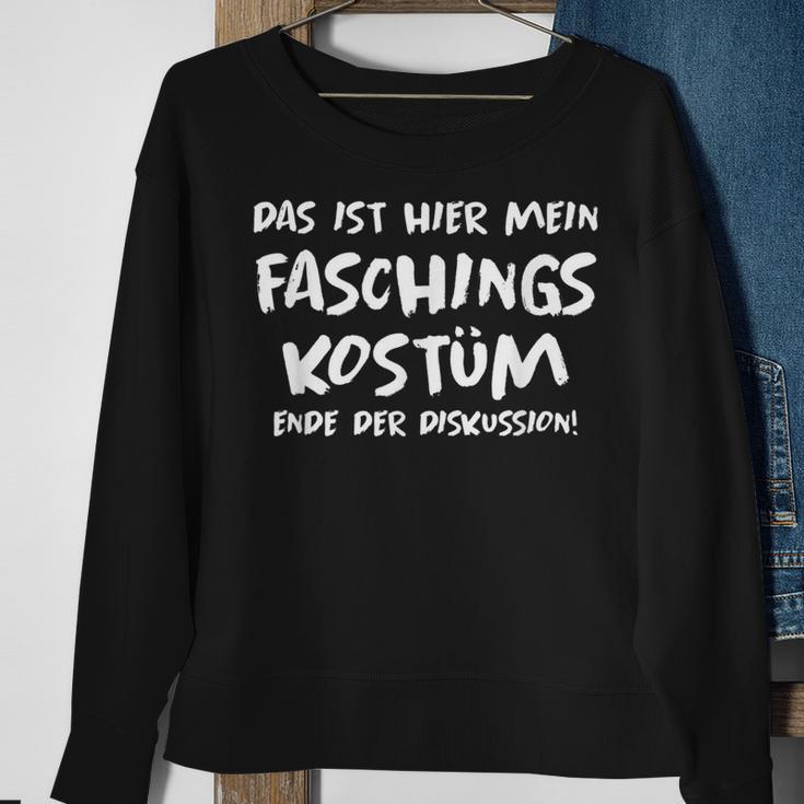 Faschings Das Ist Mein Kostüm Fancy Dress Black Sweatshirt Geschenke für alte Frauen