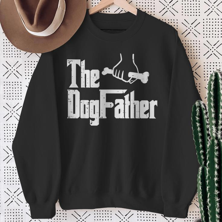 Fathers Day The Dog Father Movie Pun Fur Papa Dad Sweatshirt Gifts for Old Women