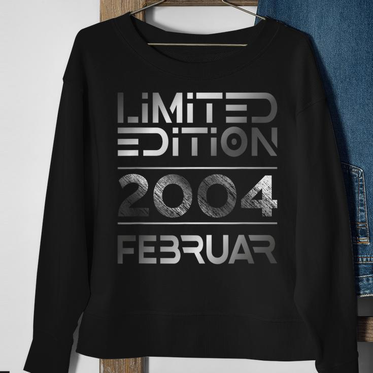 Februar 2004 Mann Frau 20 Geburtstag Limited Edition Sweatshirt Geschenke für alte Frauen