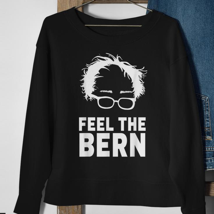 Feel The Bern Bernie Sanders 2020 President Feel Bern Sweatshirt Gifts for Old Women