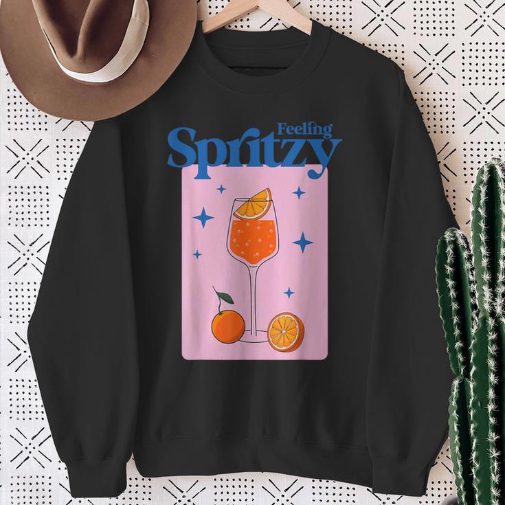 Feeling Spritzy X Hallöchen Aperoliker Sweatshirt Geschenke für alte Frauen