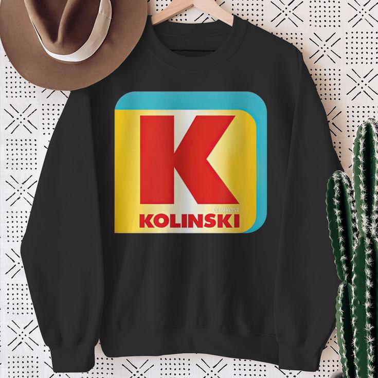 Feinkost Kolinski Langarm-Sweatshirt, Designer-Top für Gourmet-Fans Geschenke für alte Frauen