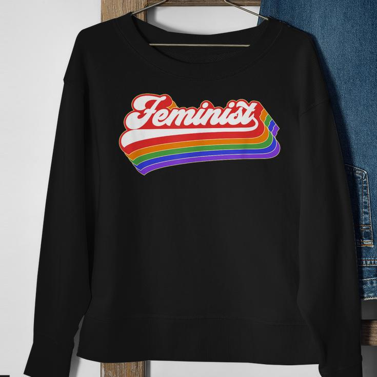 Feminist Vintage Feminism Retro Vintage Sweatshirt Geschenke für alte Frauen
