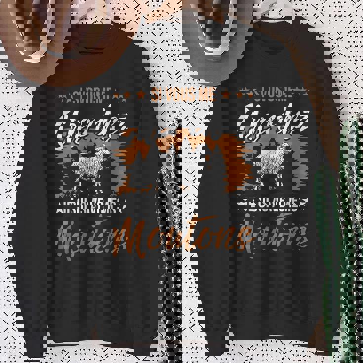 Fermier Animaux De Ferme J'aime Mes Moutons Sweater e Cadeaux pour les femmes âgées