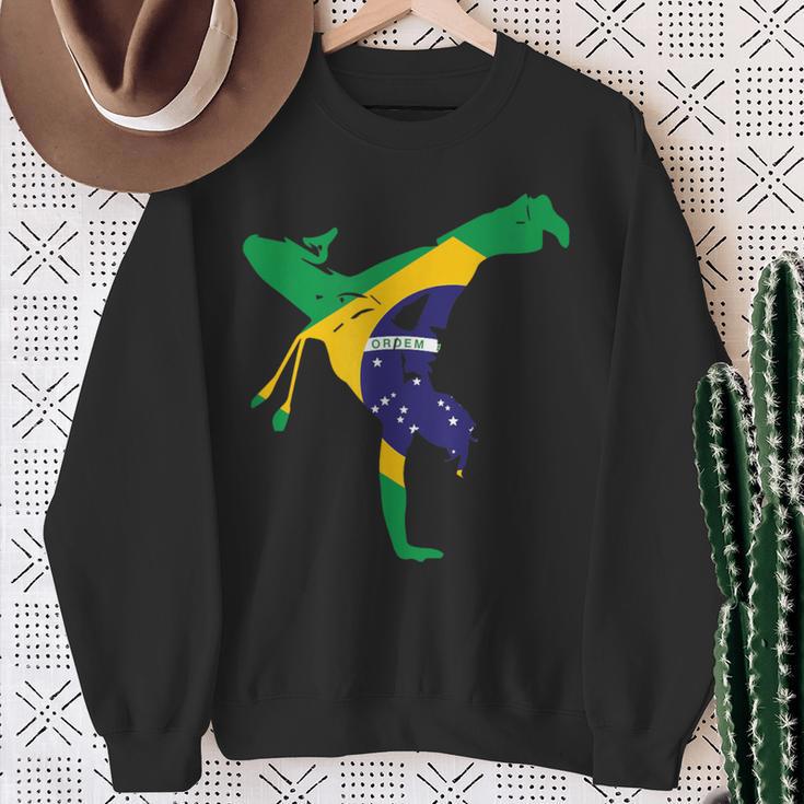 Flag Brazil Capoeira S Sweatshirt Geschenke für alte Frauen