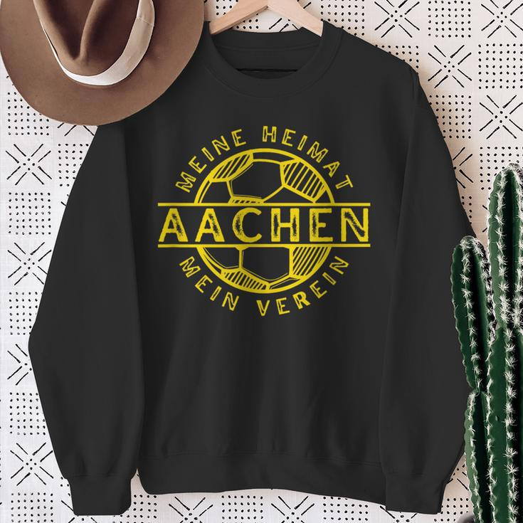 Football Kicken Club Aachen Fan Heimat Rheinland Sweatshirt Geschenke für alte Frauen
