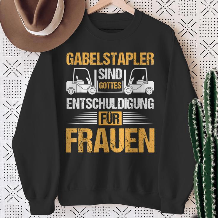 Forklift Forklift Forklift Driver Idea Motif Sayings Sweatshirt Geschenke für alte Frauen