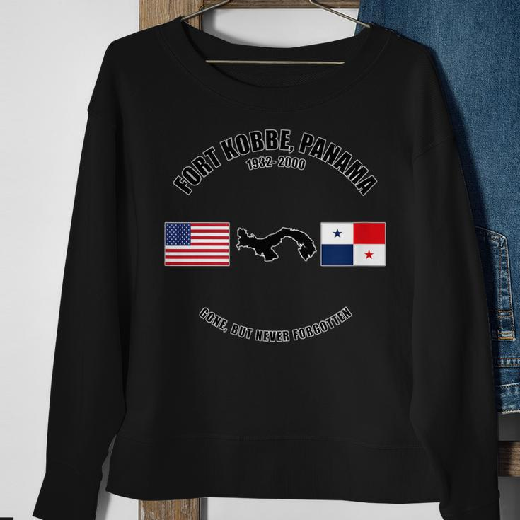 Fort Kobbe Panama Gone But Never Forgotten Veteran Sweatshirt Gifts for Old Women