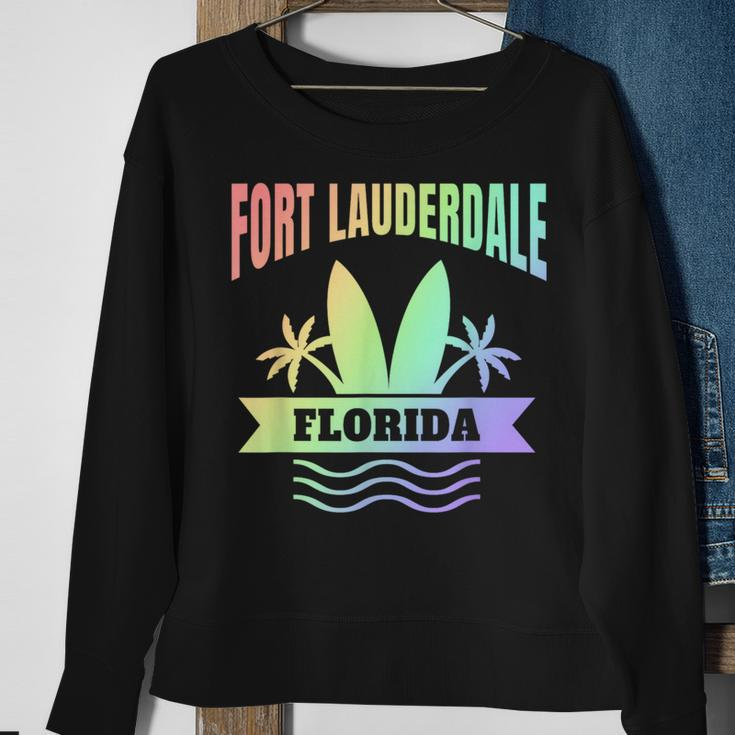 Fort Lauderdale Souvenir Vacation Sweatshirt Gifts for Old Women