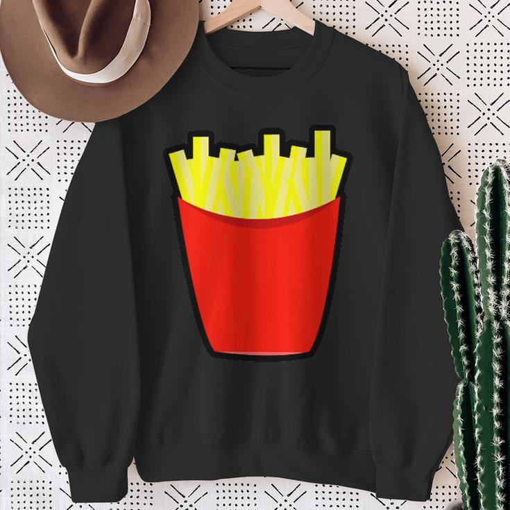 French Fry For The Love Of Fries Fry Sweatshirt Gifts for Old Women