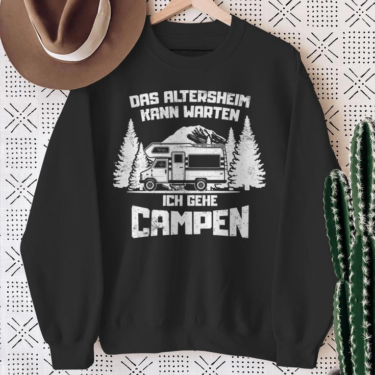 Fun Camper Campen Camping Wohnwagen Womo Urlauber Geschenke Sweatshirt Geschenke für alte Frauen