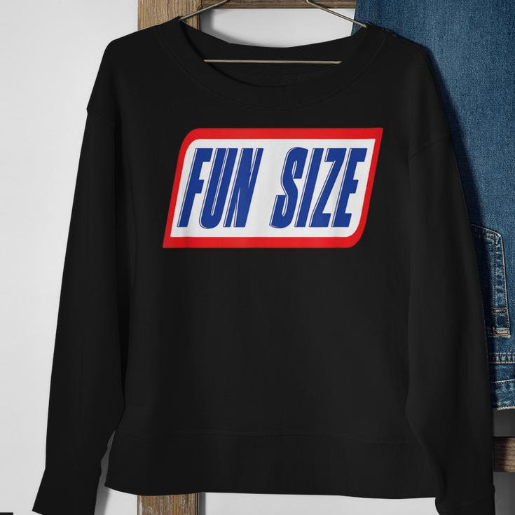 Fun Size Candy Bar Style Label Sweatshirt Gifts for Old Women