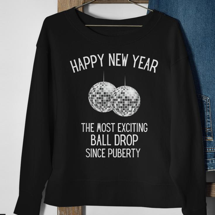 Adult New Year's Eve Ball Drop Sweatshirt Gifts for Old Women