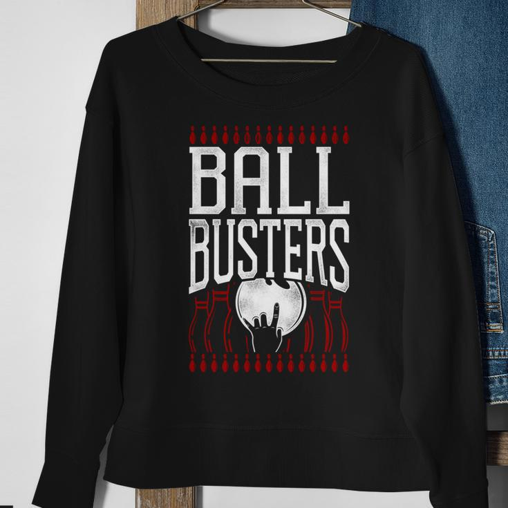 Bowling Ball Busters Sweatshirt Gifts for Old Women