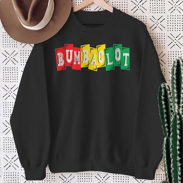 Bumbaclot Jamaican Slang Reggae Music Sweatshirt Gifts for Old Women