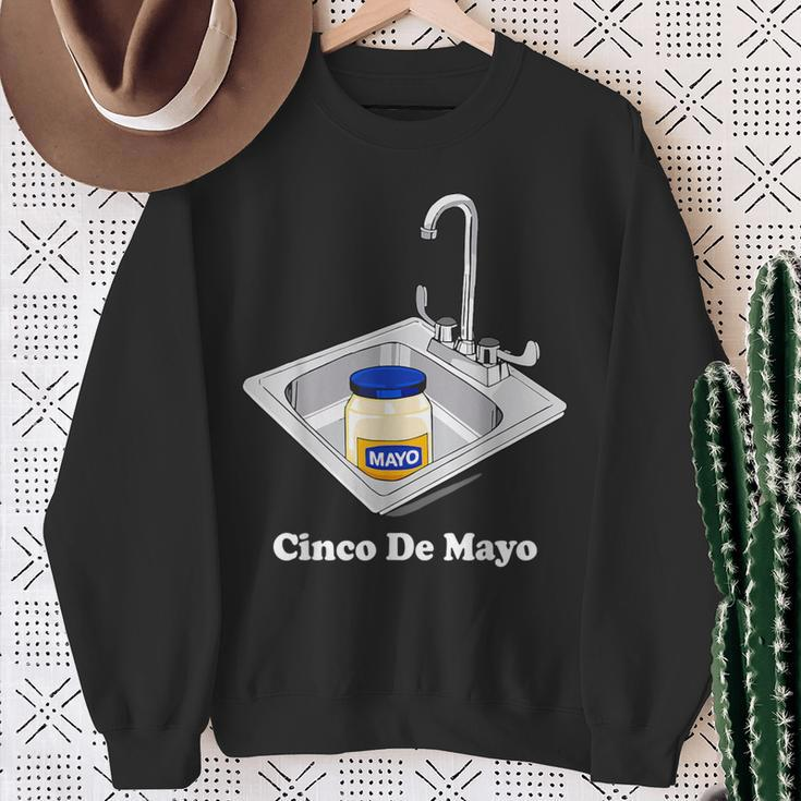 Cinco De Mayo Sinko Mexican Sink Mayonnaise 5Th May Sweatshirt Gifts for Old Women