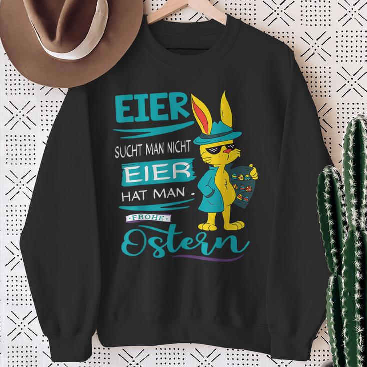 Easter Bunny Frohe Ostern Rabbit Easter Eggs Search Man Sweatshirt Geschenke für alte Frauen