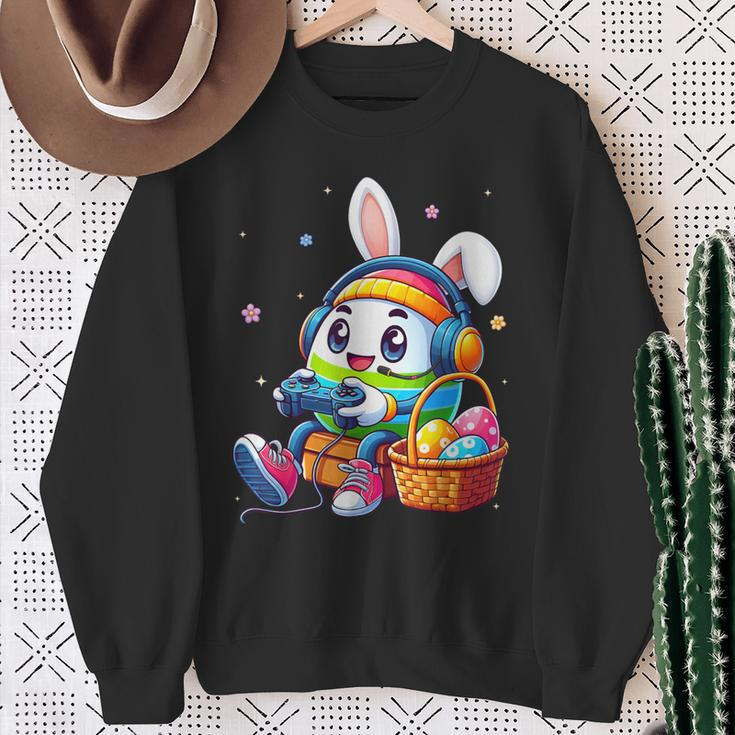 Easter Egg Playing Video Game For Gamer Boys N Sweatshirt Gifts for Old Women