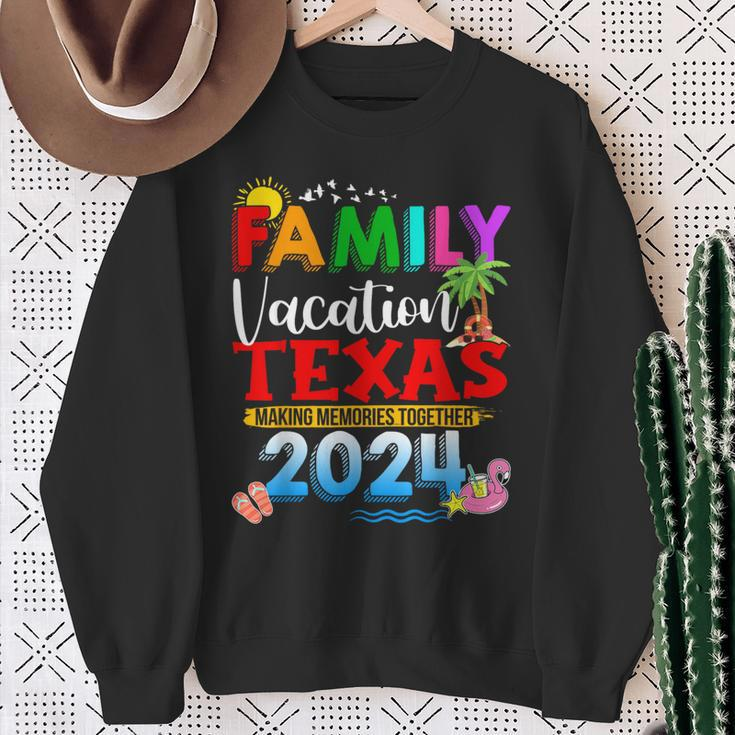 Family Vacation Texas 2024 Making Memories Together Sweatshirt Gifts for Old Women