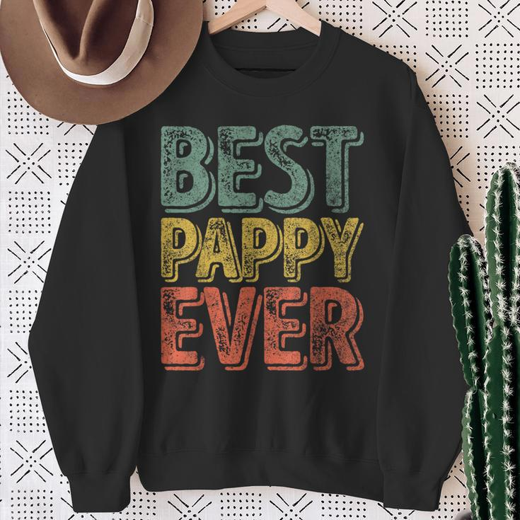 Father's Day Best Pappy Ever Sweatshirt Gifts for Old Women
