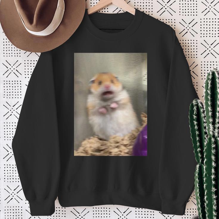 Hamster Schreit I Thank You Meme Sweatshirt Geschenke für alte Frauen