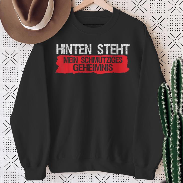 Hinten Steht Auch Was Hinten Steht Auch Wat Sweatshirt Geschenke für alte Frauen