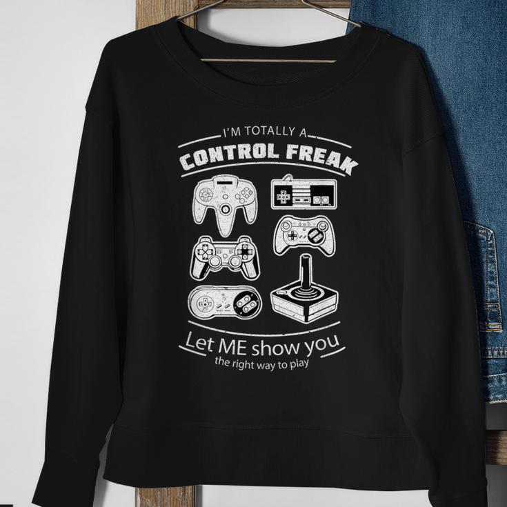 I'm A Control Freak Gamer Video Games Sweatshirt Gifts for Old Women