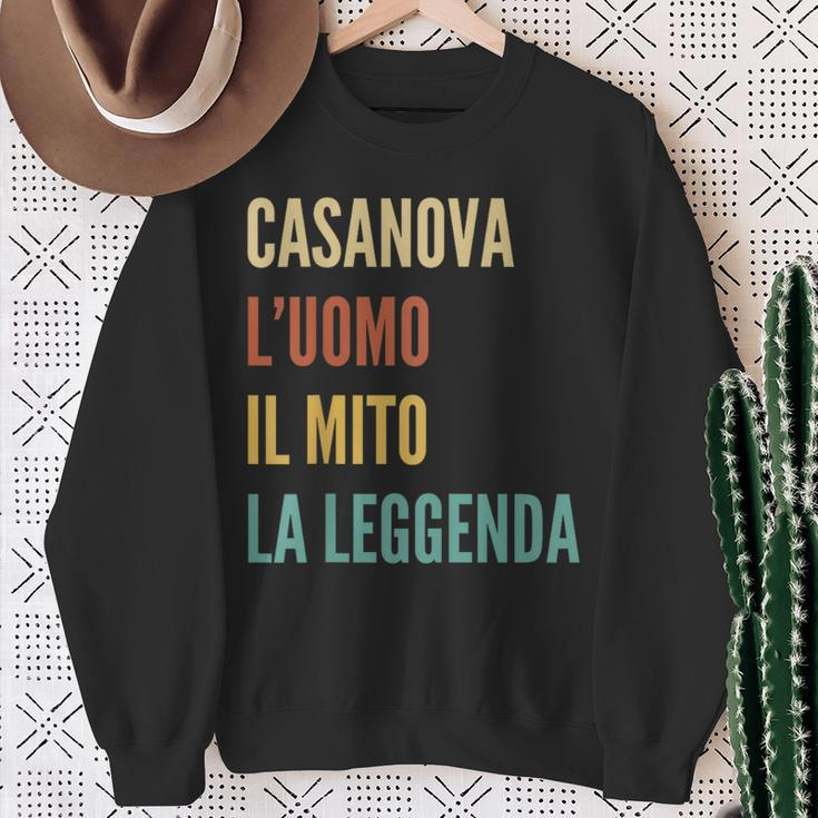 Italian First Name Casanova Sweatshirt Gifts for Old Women