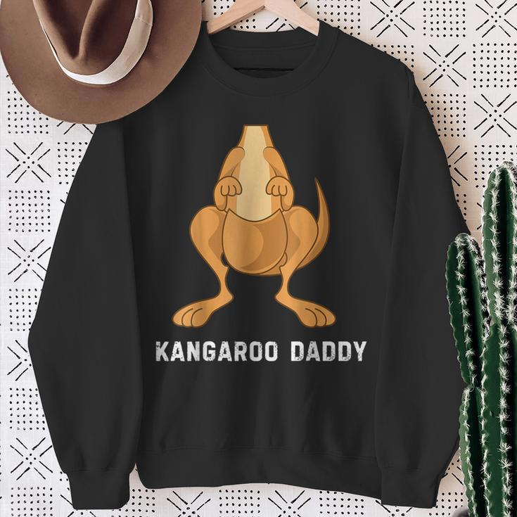 Kangaroo Daddy For Dad Farmer Lover Kangaroo Sweatshirt Gifts for Old Women