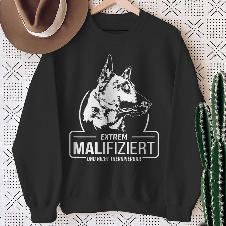 Malinois Malifiziert Igp Dog Slogan S Sweatshirt Geschenke für alte Frauen