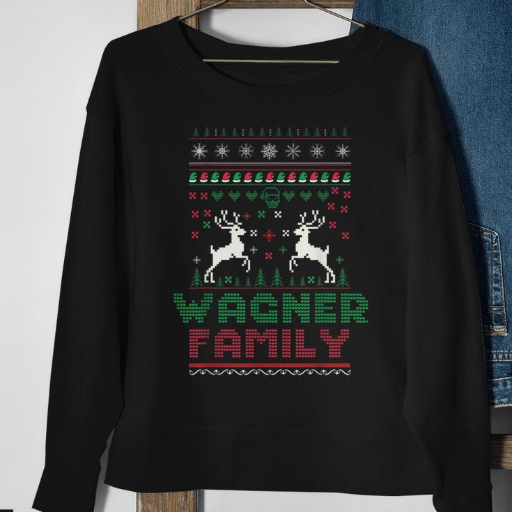 Matching Ugly Christmas Family Name Wagner Sweatshirt Gifts for Old Women