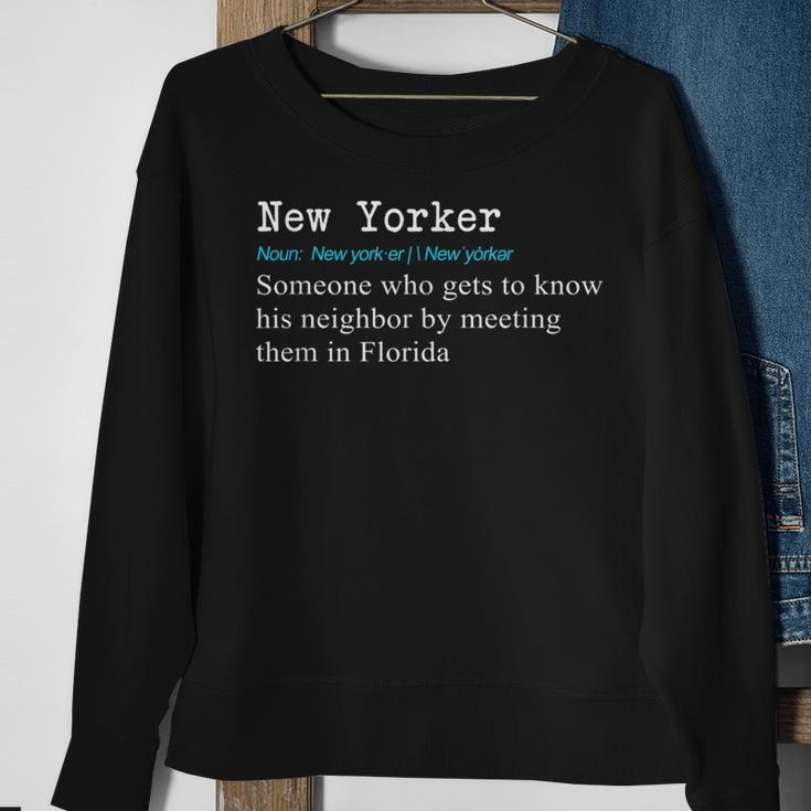 New Yorker Dictionary Definition Sweatshirt Gifts for Old Women