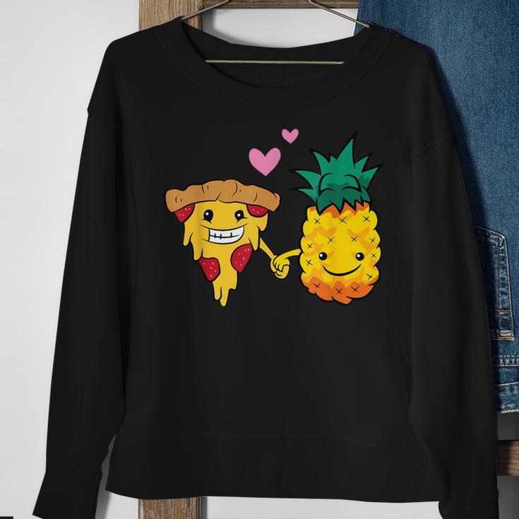 Pizza Hawaii Lover Pineapple Pizza Sweatshirt Gifts for Old Women