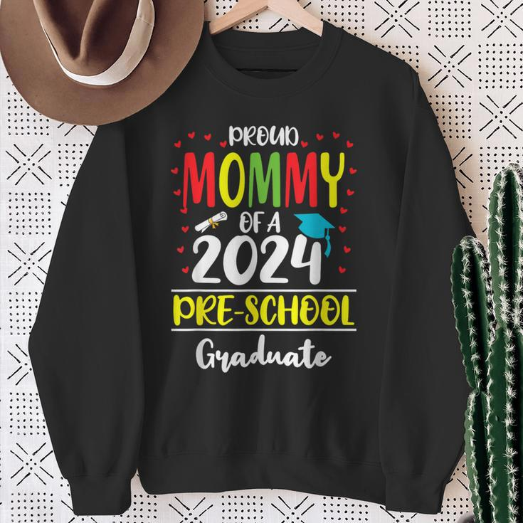 Proud Mommy Of A Class Of 2024 Pre-School Graduate Sweatshirt Gifts for Old Women