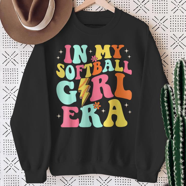 Softball Girls Sweatshirt Gifts for Old Women