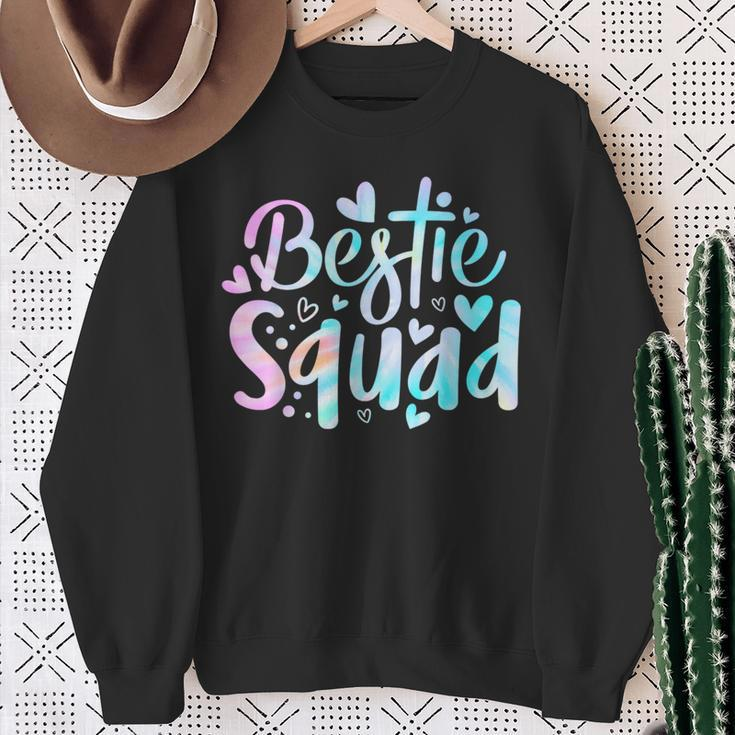 Tie Dye Best Friend Matching Bestie Squad Bff Cute Sweatshirt Gifts for Old Women