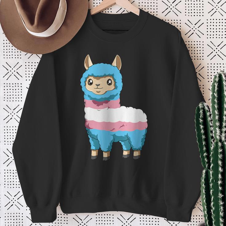 Transgender Lama Sweatshirt Geschenke für alte Frauen