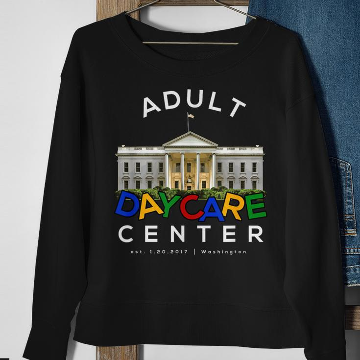 White House Adult Day Care President Sweatshirt Gifts for Old Women