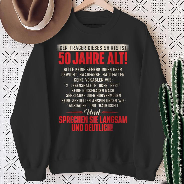 Witz Träger Ist 50Th Birthday Sweatshirt Geschenke für alte Frauen