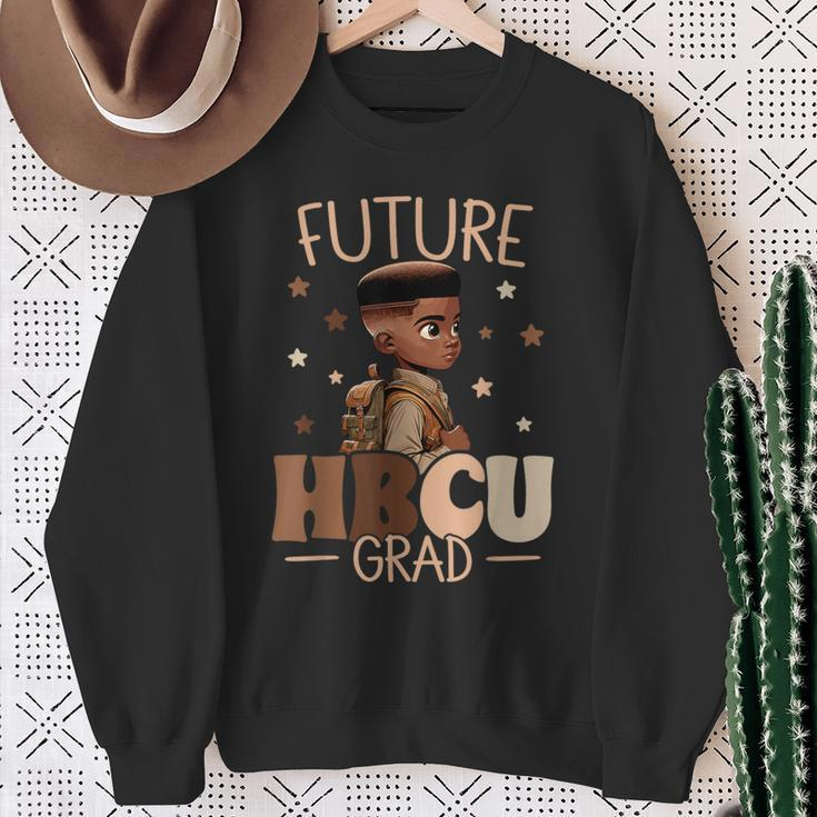 Future Hbcu Grad History Black Boy Graduation Hbcu Sweatshirt Gifts for Old Women