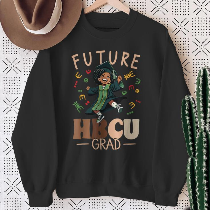 Future Hbcu Grad History Black Graduation Hbcu Sweatshirt Gifts for Old Women