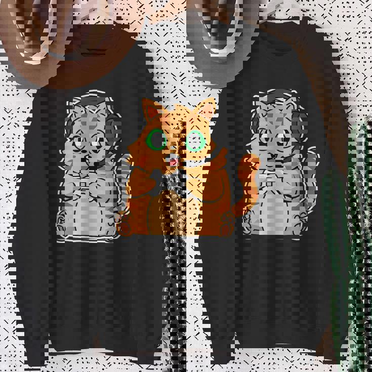 Gaming Gato Iideojuego Iideojuego I Ordenador I Pc Camisa de entrenamiento Regalos para ancianas