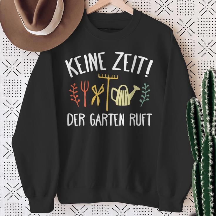 Gardener No Time The Garden Callsintage Sweatshirt Geschenke für alte Frauen