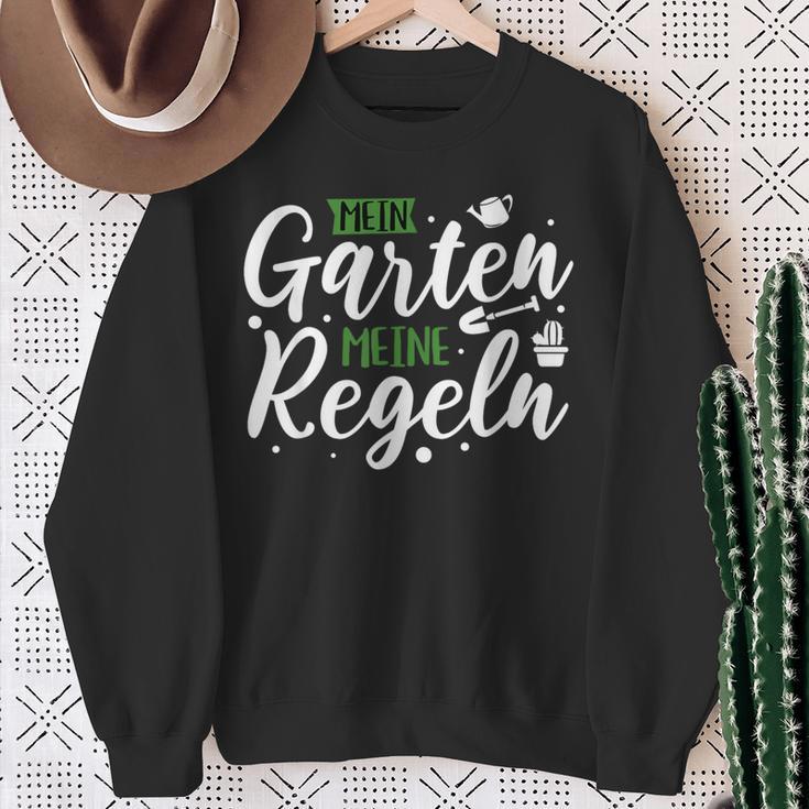 My Garten My Rules Gardener Gardening Garden Sweatshirt Geschenke für alte Frauen