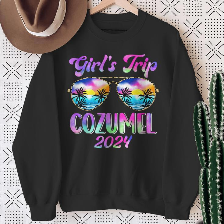 Girl’S Trip Cozumel 2024 Summer Beach Weekend Vacation Women Sweatshirt Gifts for Old Women