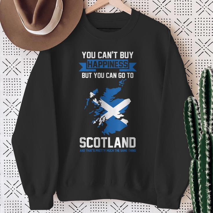 Glück Können Sie Nach Scotland Gehen Sweatshirt Geschenke für alte Frauen