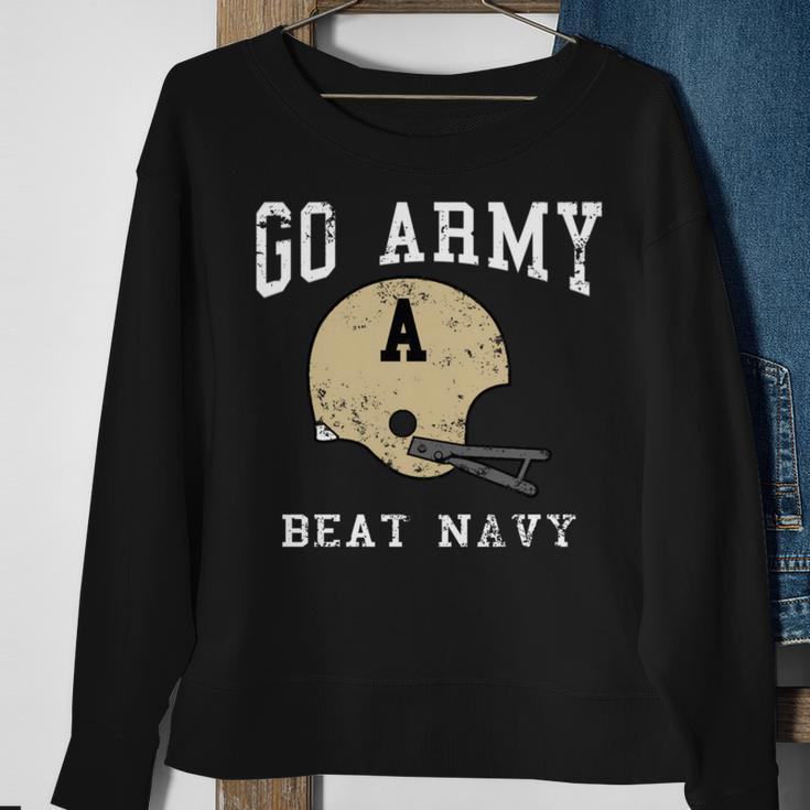 Go Army Beat Navy America's Game Vintage Football Helmet Sweatshirt Gifts for Old Women