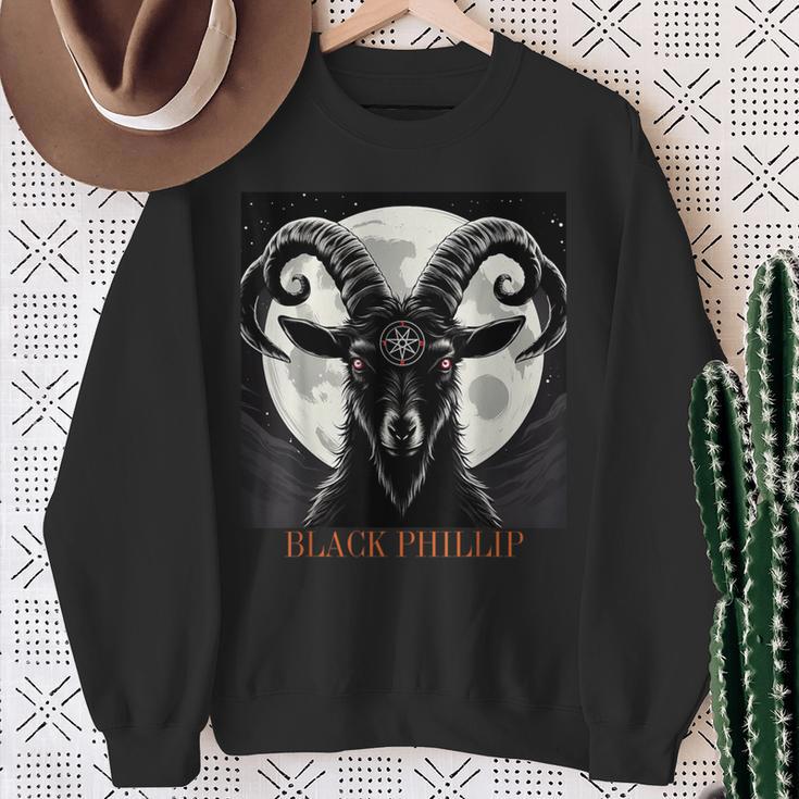 The Goat Baphomet Black Phillip Sweatshirt Gifts for Old Women