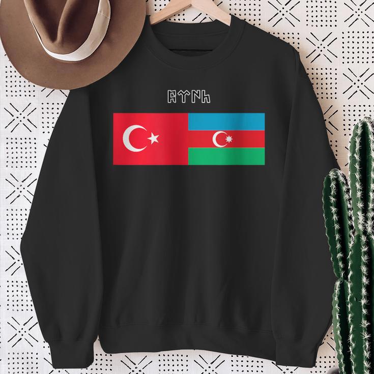 Göktürk Bozkurt Göktürkler Türkiye Azerbaijan Turkey Sweatshirt Geschenke für alte Frauen