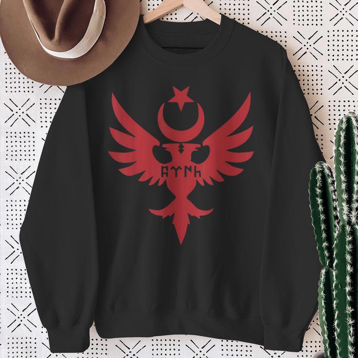 Goktürk Göktürkler Atatürk Turkey Bozkurt Flag Sweatshirt Geschenke für alte Frauen